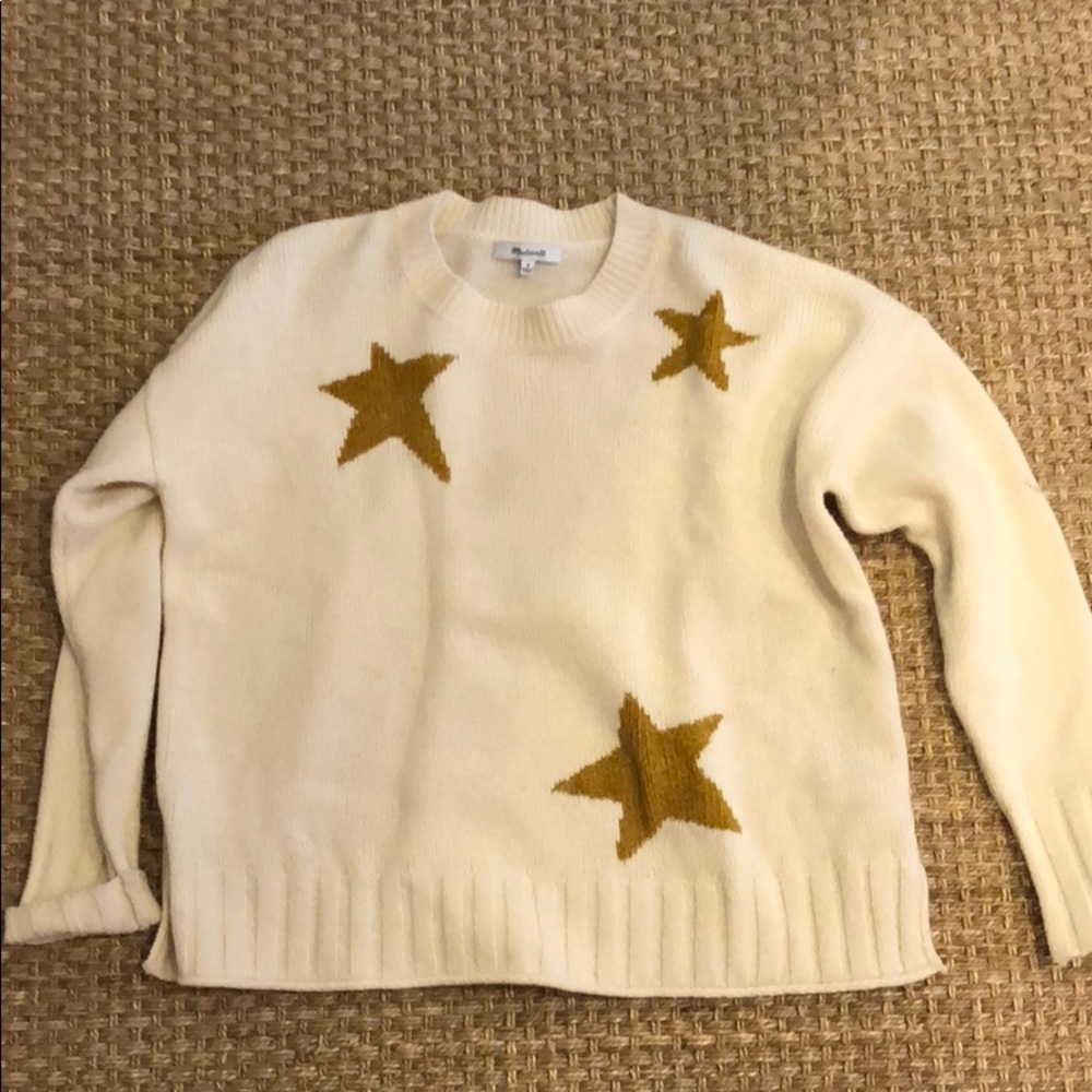 Madewell star sweater